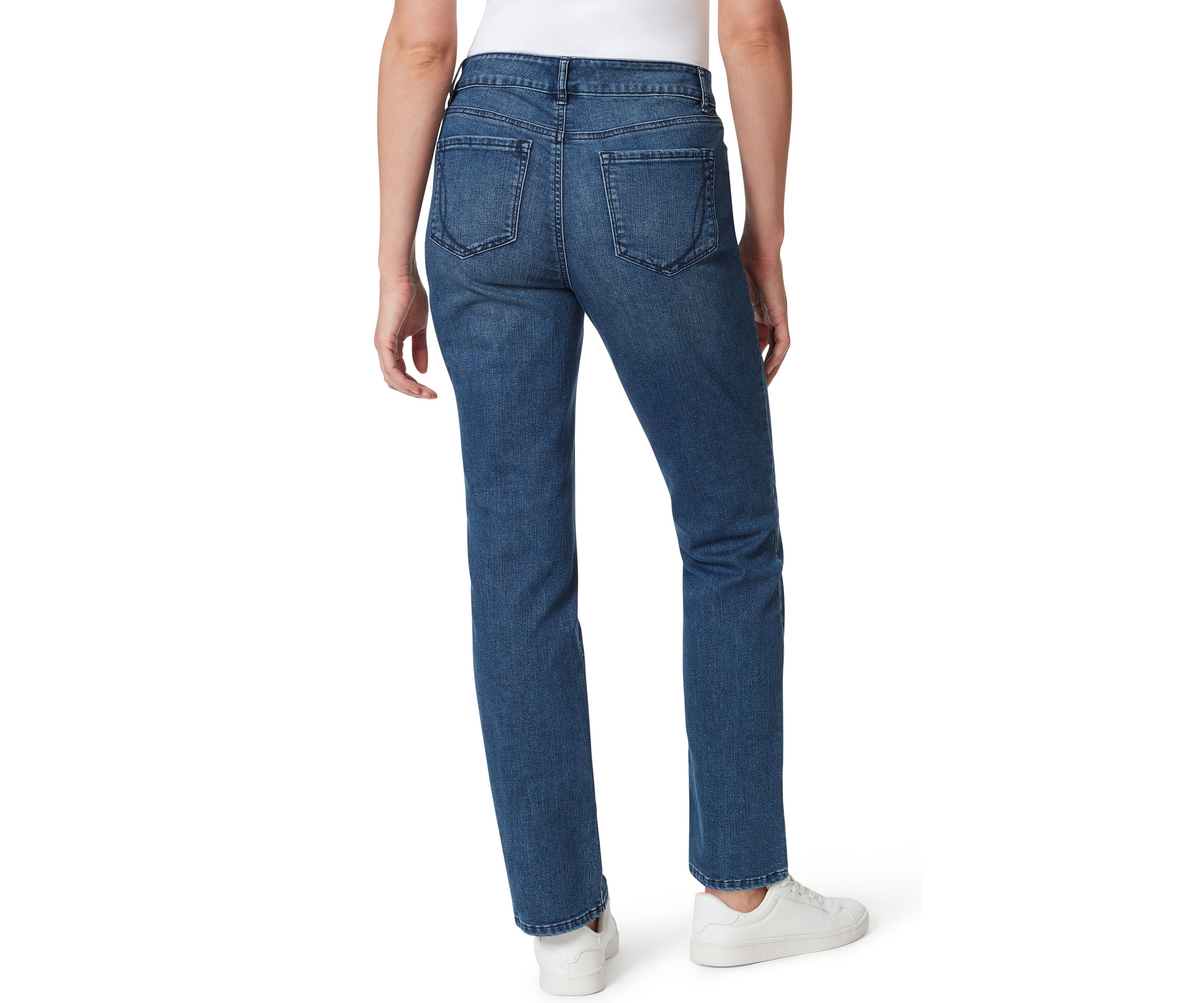 Womens Mandie Straight Short Length Jeans