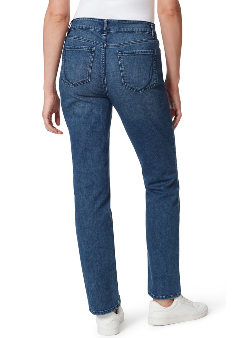 Womens Mandie Straight Short Length Jeans