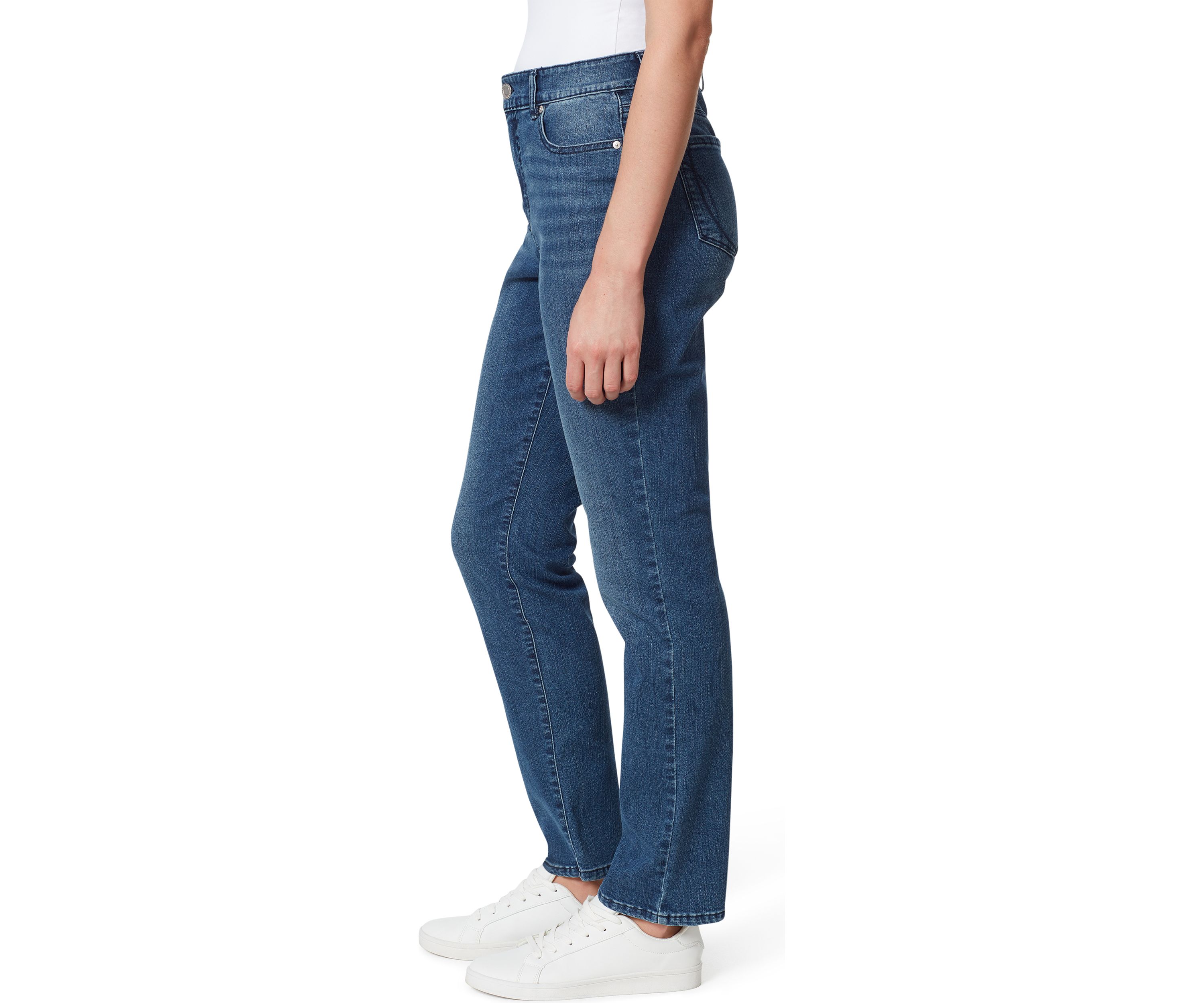 Womens Mandie Straight Short Length Jeans