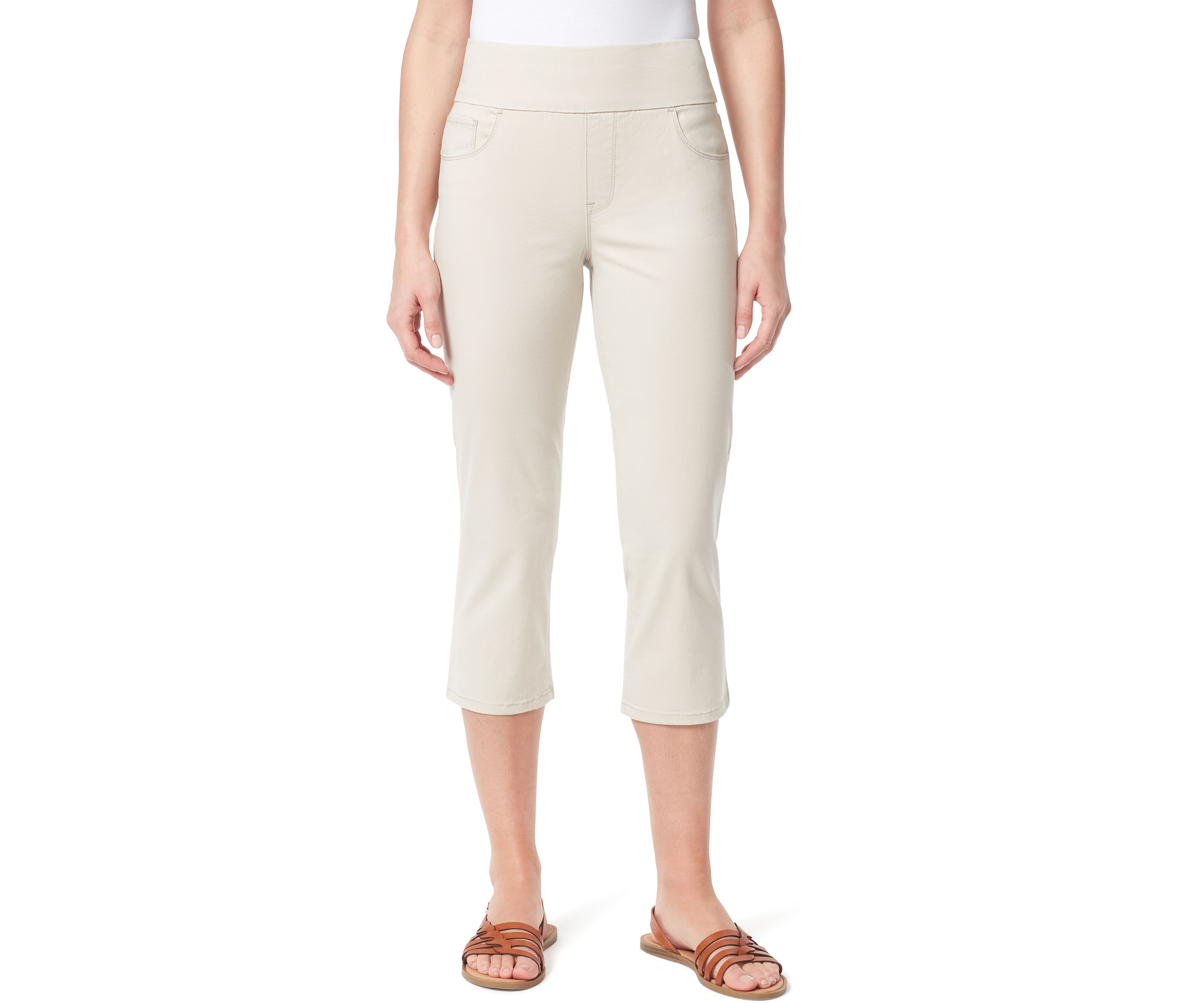 Womens Pull On Capri Pants