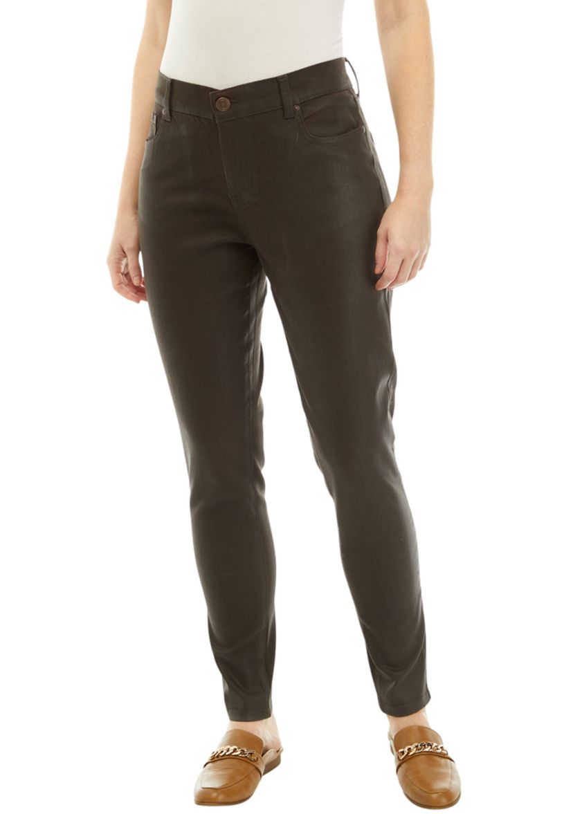 Womens Mandie Skinny Coated Jeans