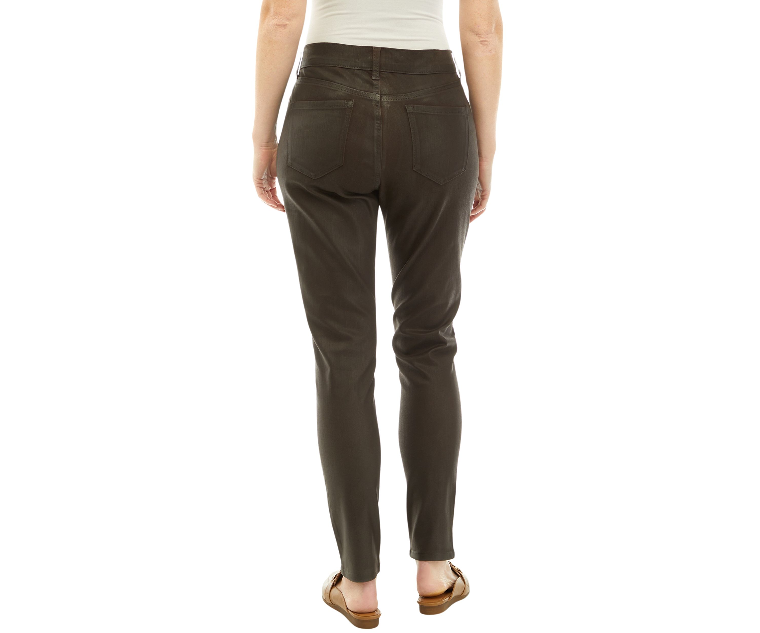 Womens Mandie Skinny Coated Jeans
