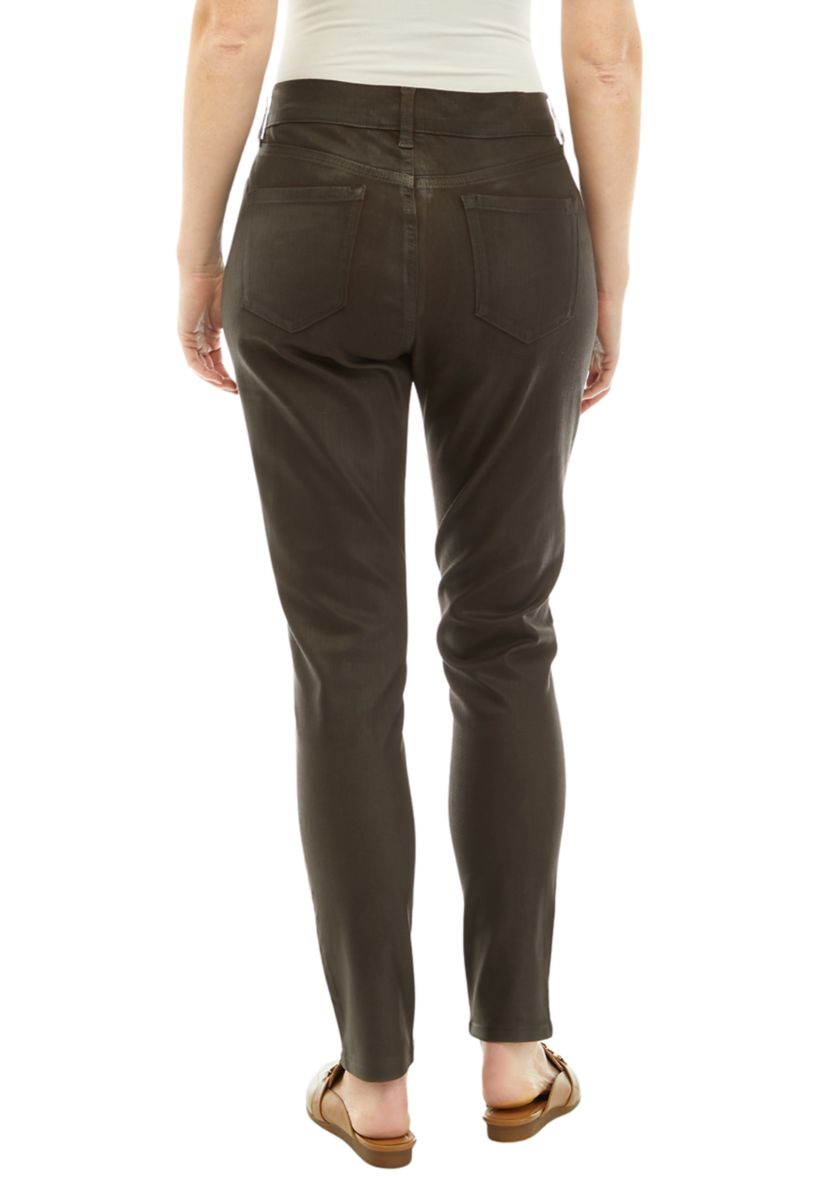 Womens Mandie Skinny Coated Jeans