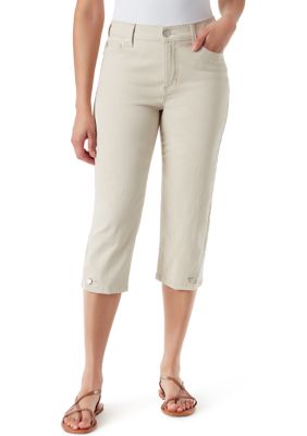 Bandolino Women's Utility Pull On High Rise Straight Leg Capri