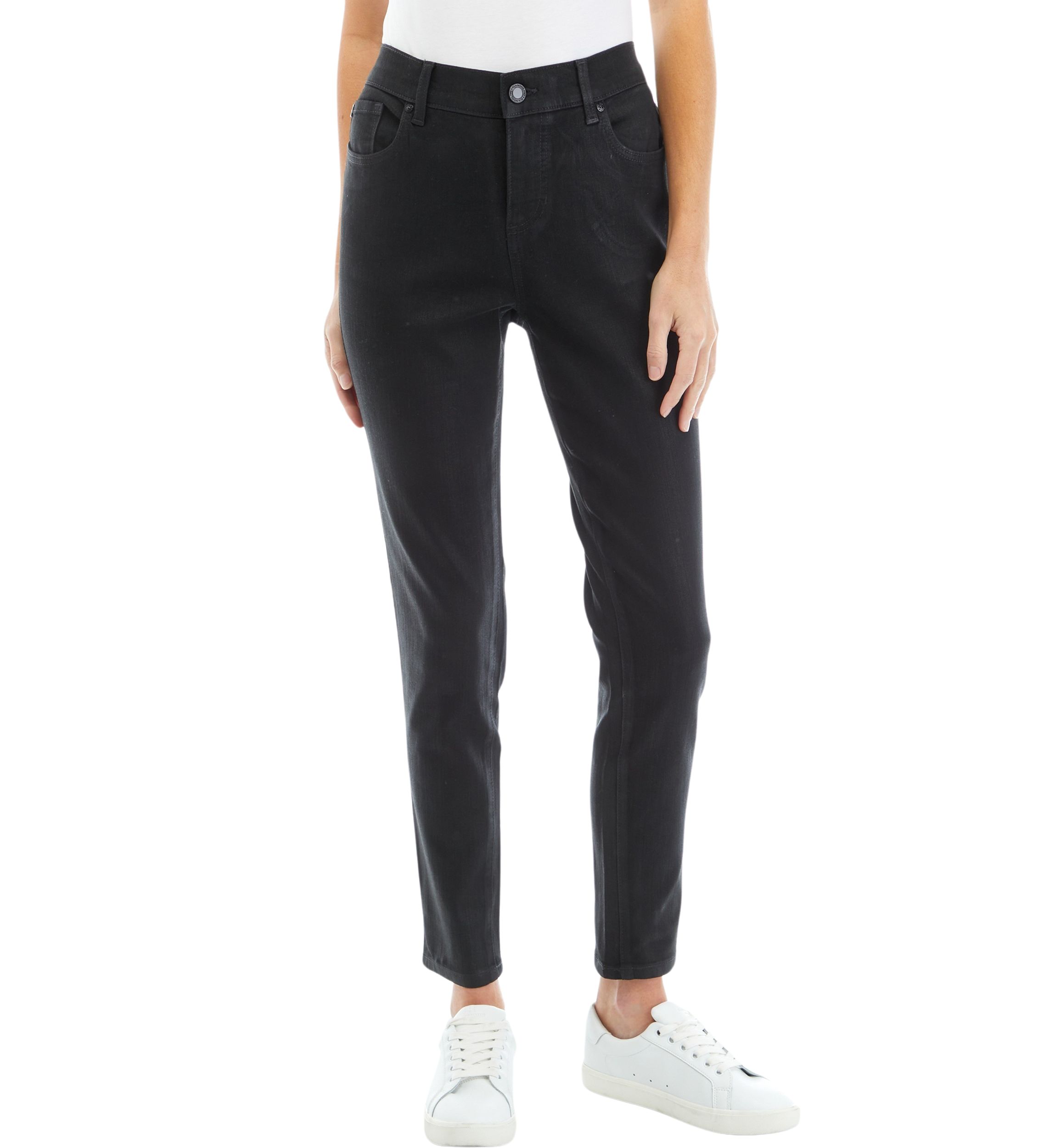 Womens Mandie Coated Skinny Jeans