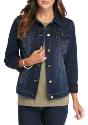 Bandolino Button Front Jean Jacket | Belk