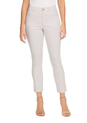 bandolino millie straight coated and lace jean