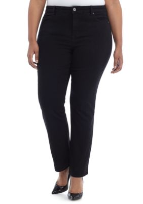 bandolino plus size mandie slimn cropped jean