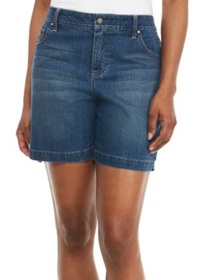 Bandolino Embellished Mandie Perfect Fit Jean Shorts - Belk.com