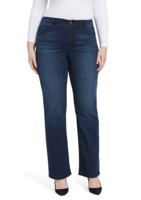 bandolino plus size mandie updated back pocket jean shor