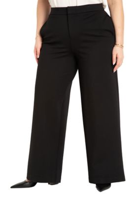 ELOQUII Women's Tall The Ultimate Stretch Wide-Leg Work Pant (Plus Size)