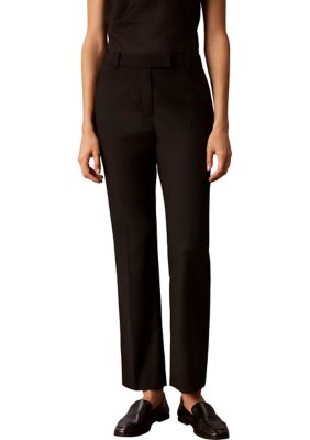 Calvin Klein Women's Petite Straight Leg Ankle Pants