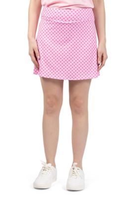 TailorByrd Women's Geo Floral Printed Skort, Pink, XL