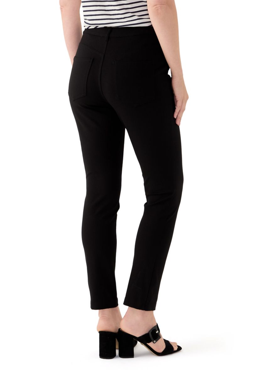 Womens Soft Denim Pull On Pants 