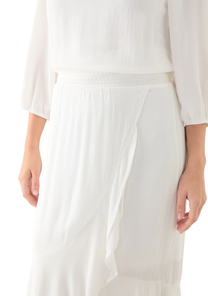 Womens Ruffle Maxi Skirt