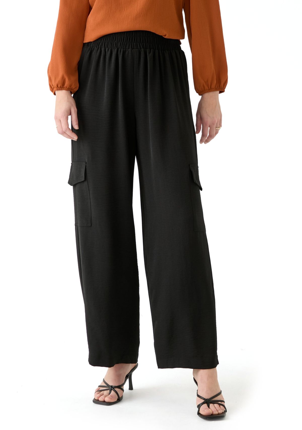 Womens Pull On Cargo Pants