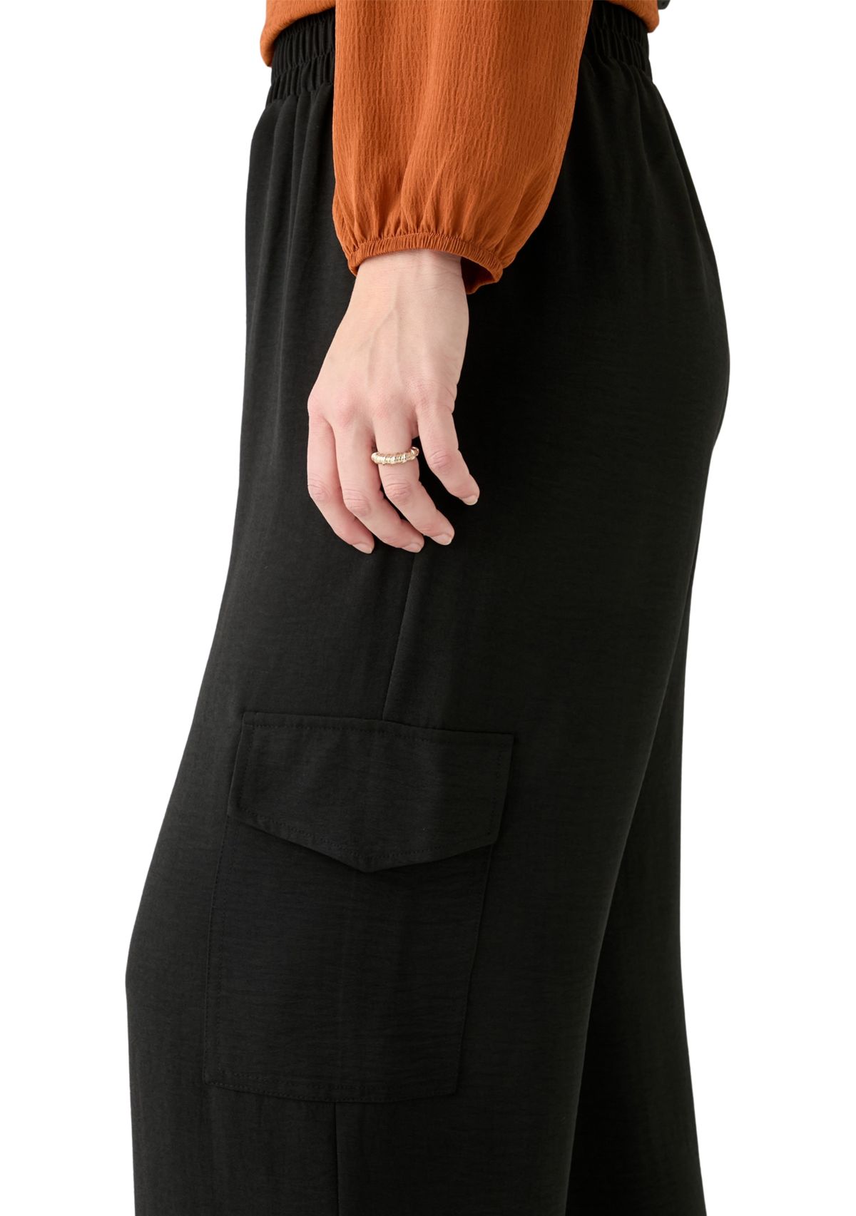 Womens Pull On Cargo Pants