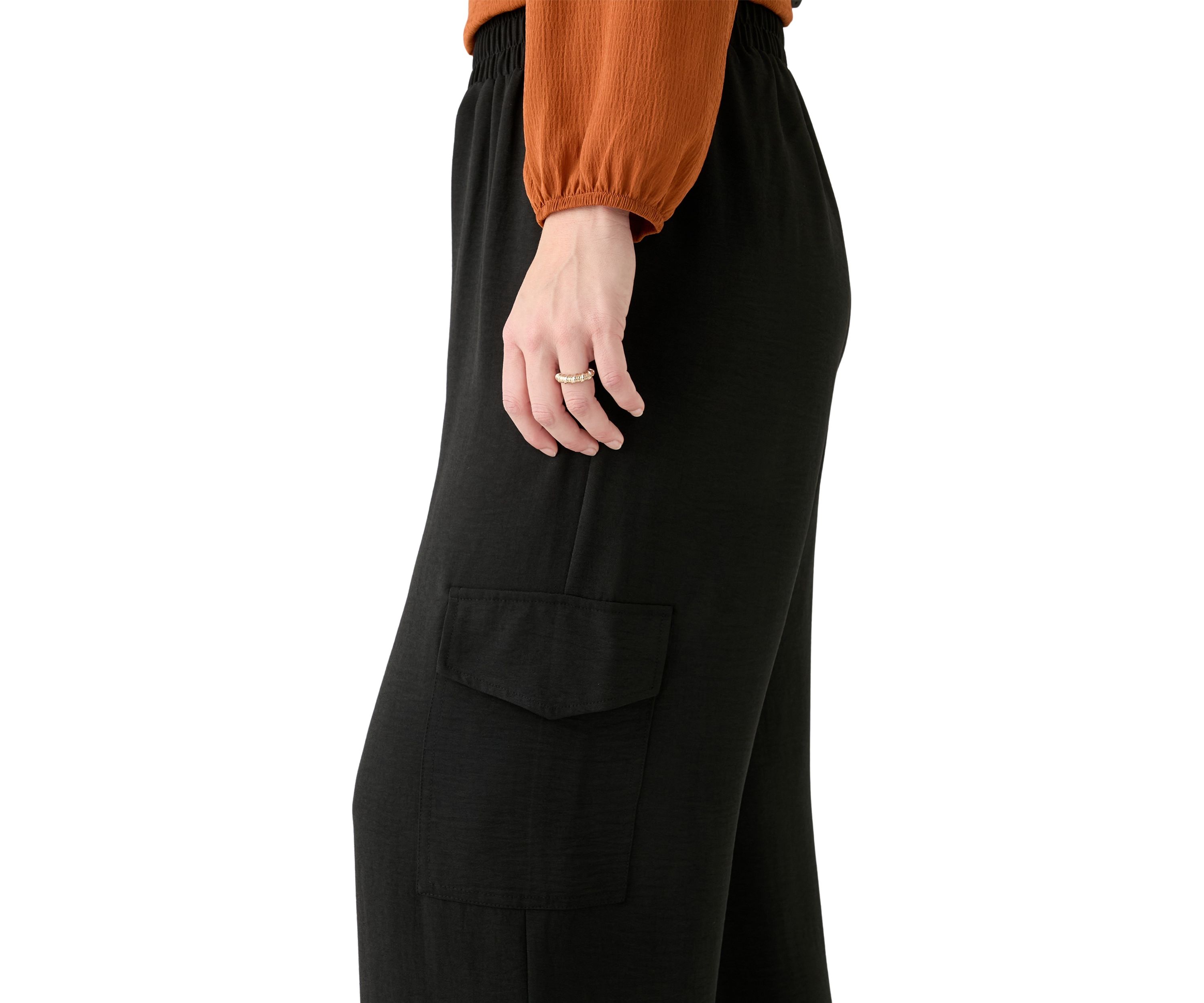 Womens Pull On Cargo Pants