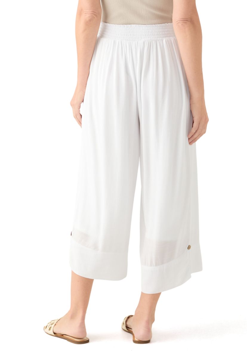 Womens Smocked Waist Pants