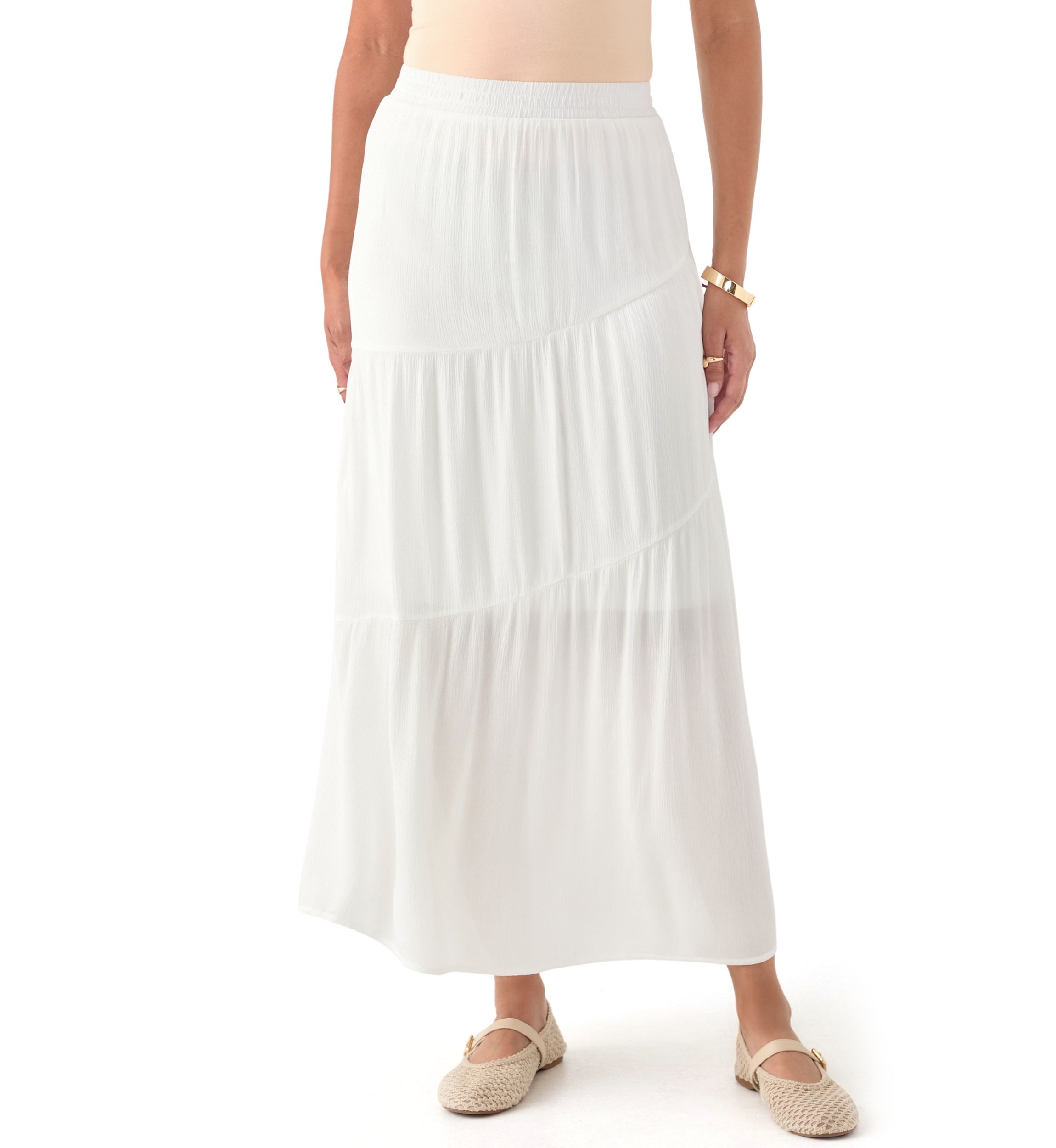 Womens Soft Maxi Skirt