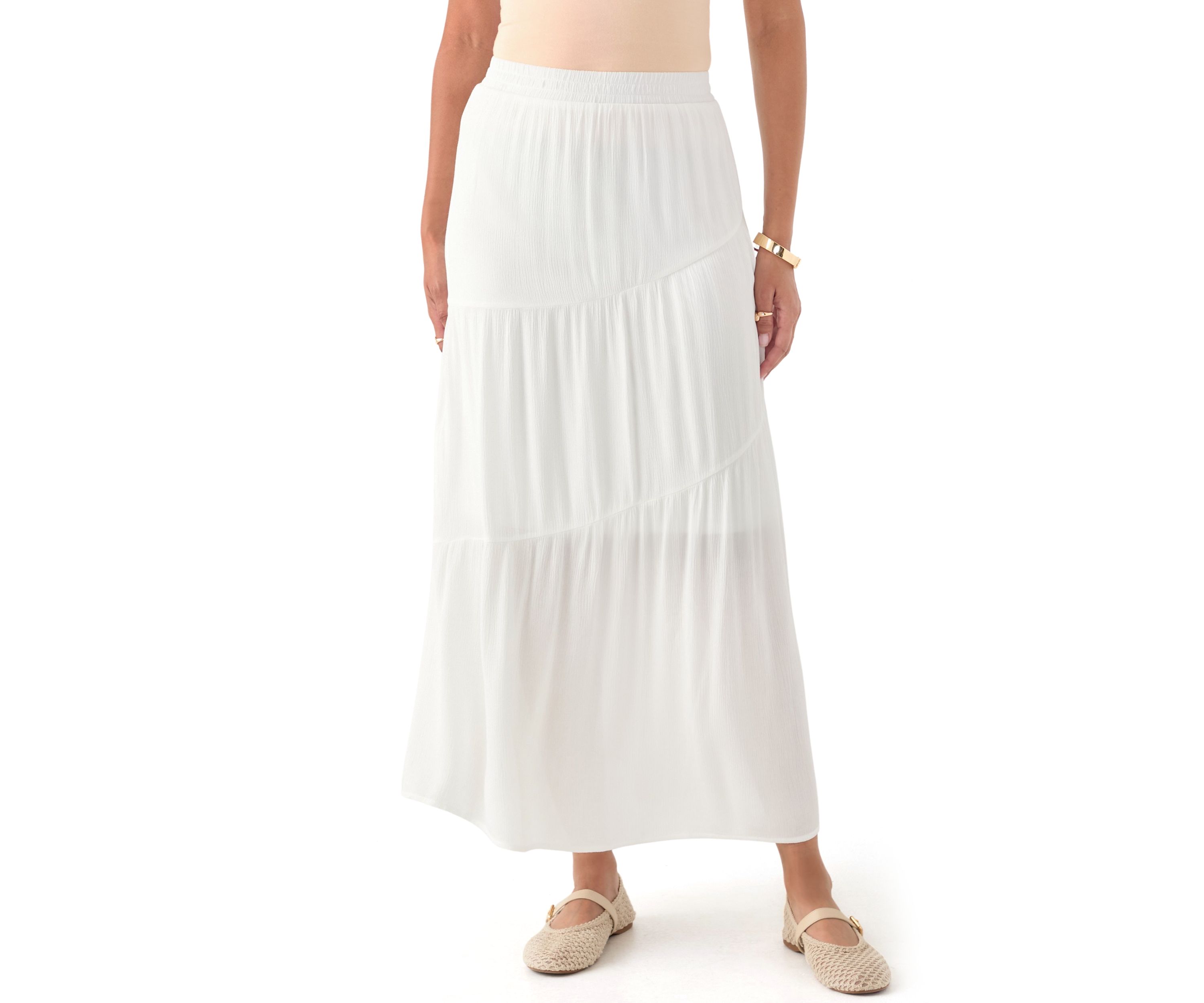 Womens Soft Maxi Skirt