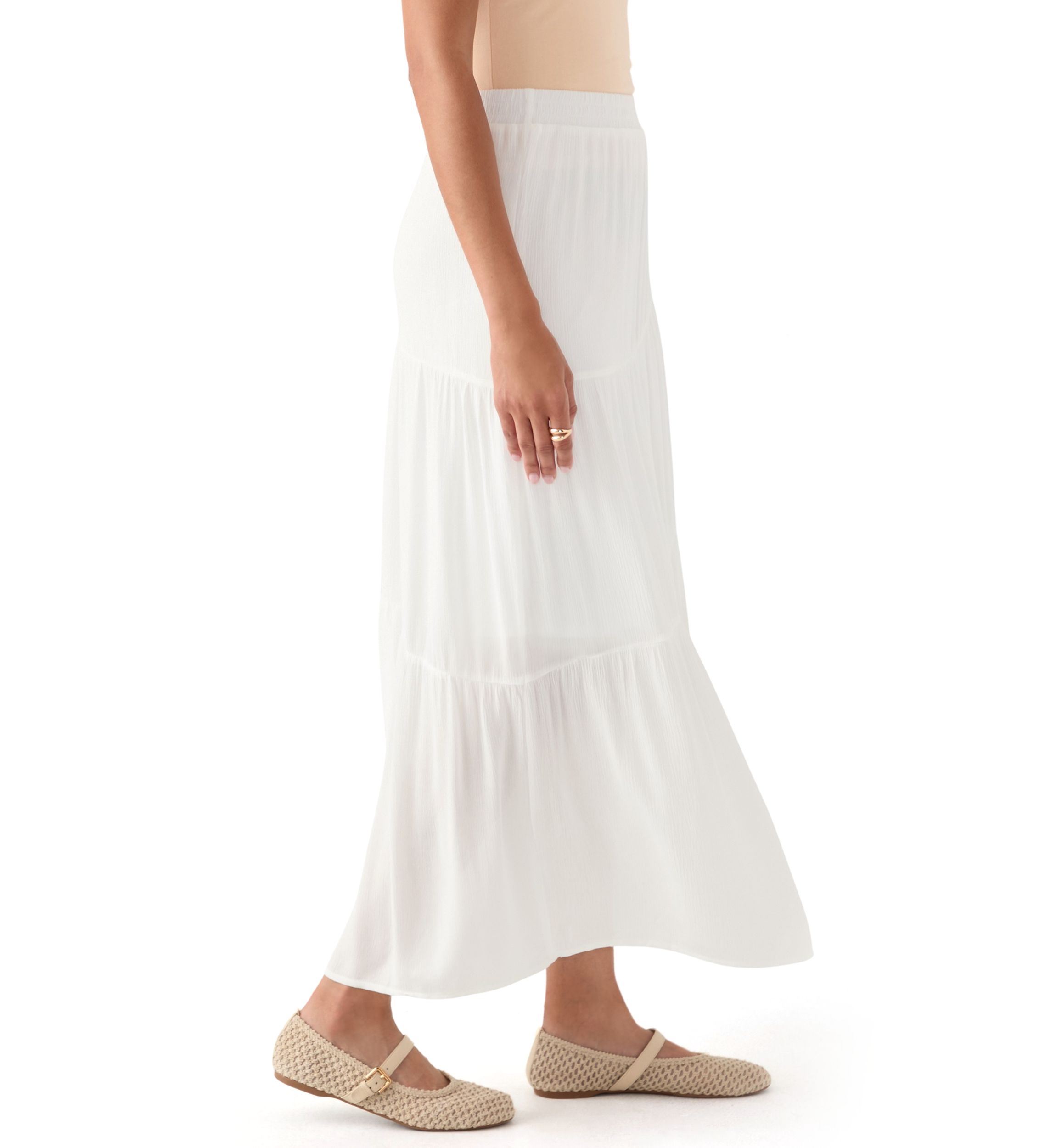 Womens Soft Maxi Skirt