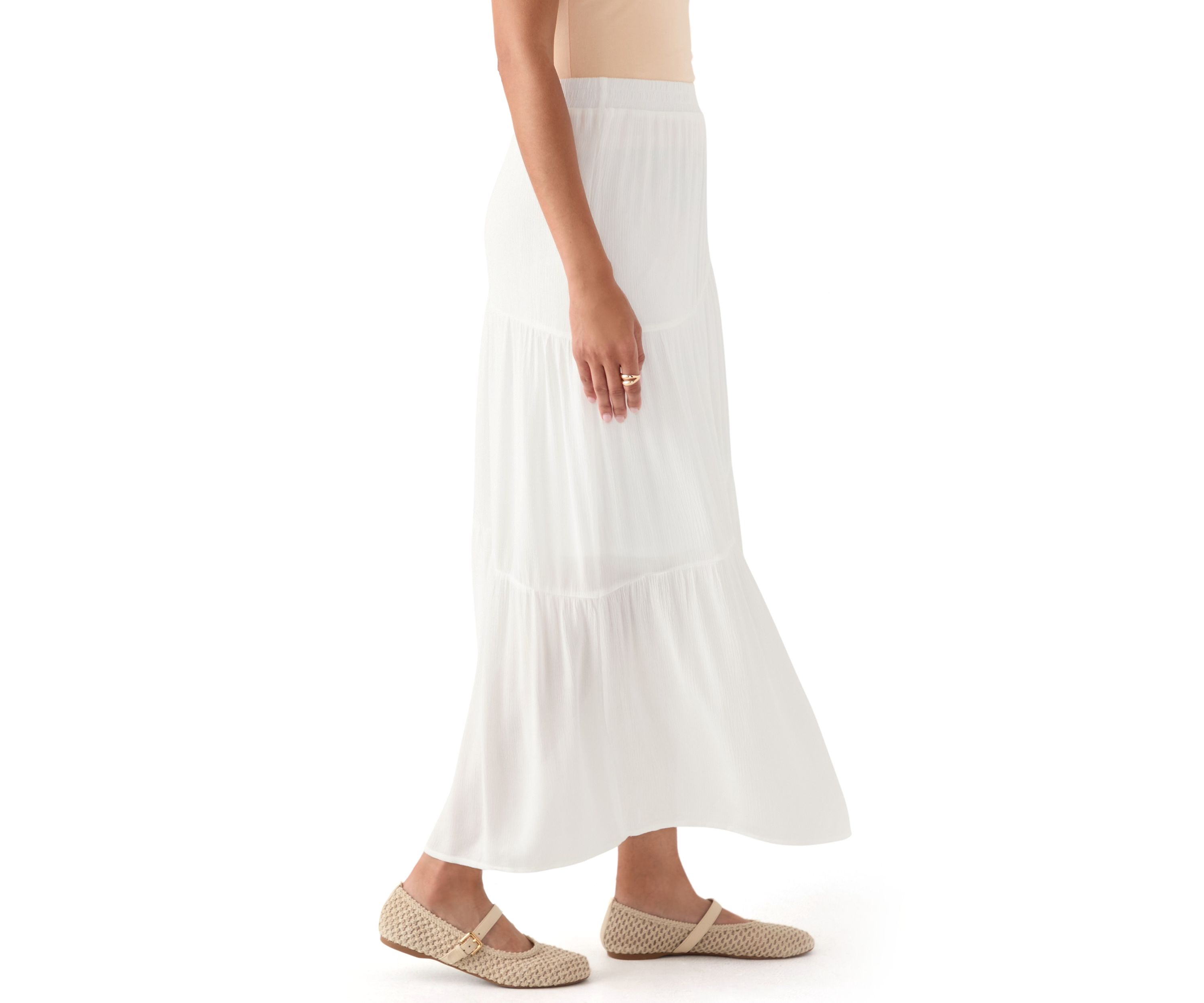 Womens Soft Maxi Skirt