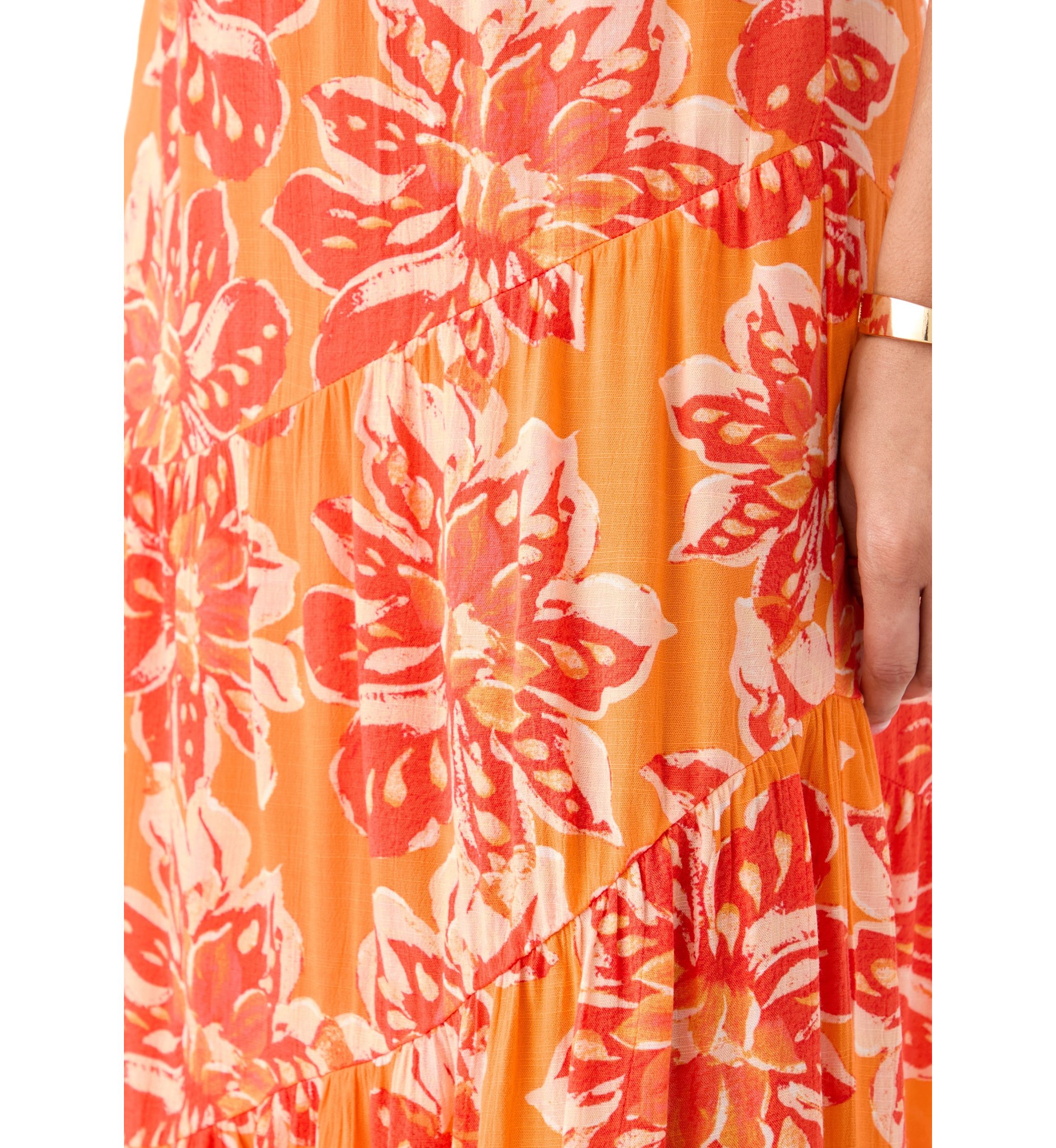 Womens Soft Printed Maxi Skirt
