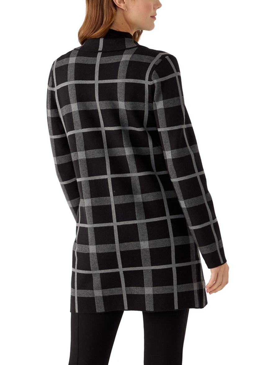 Womens Long Sleeve Printed Coatigan