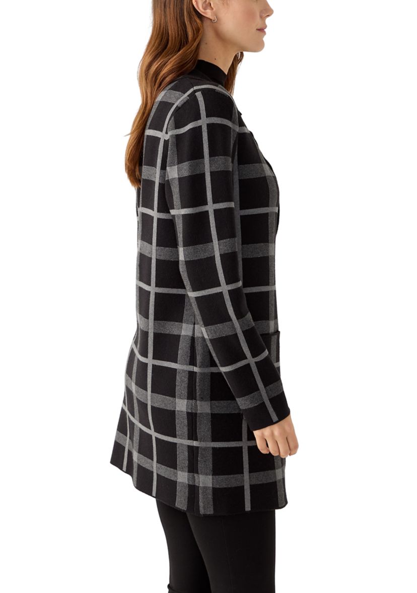 Womens Long Sleeve Printed Coatigan