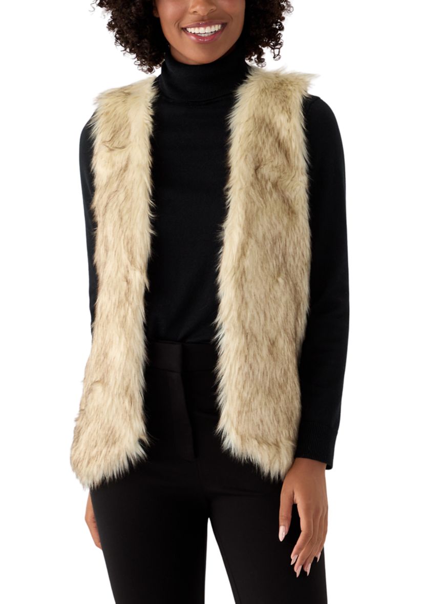 Womens Sleeveless Fur Vest