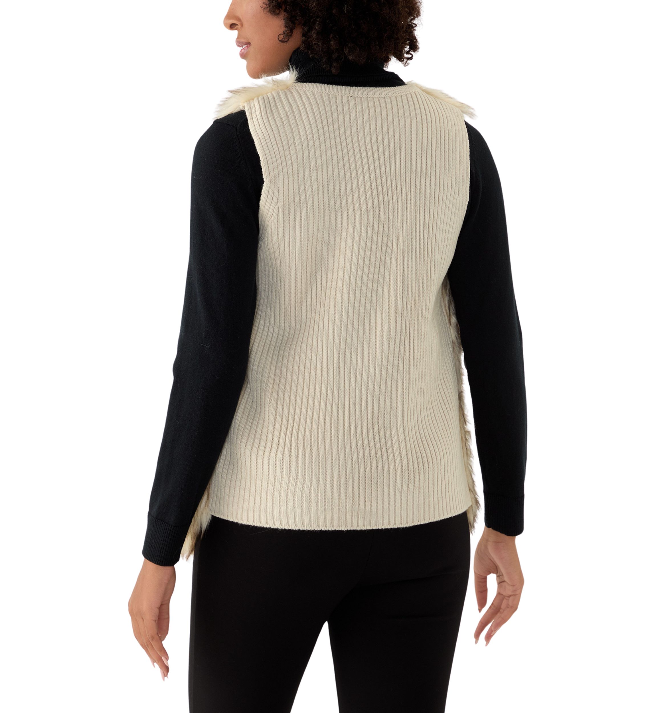 Womens Sleeveless Fur Vest