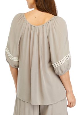 Women's Tie Neck Blouse