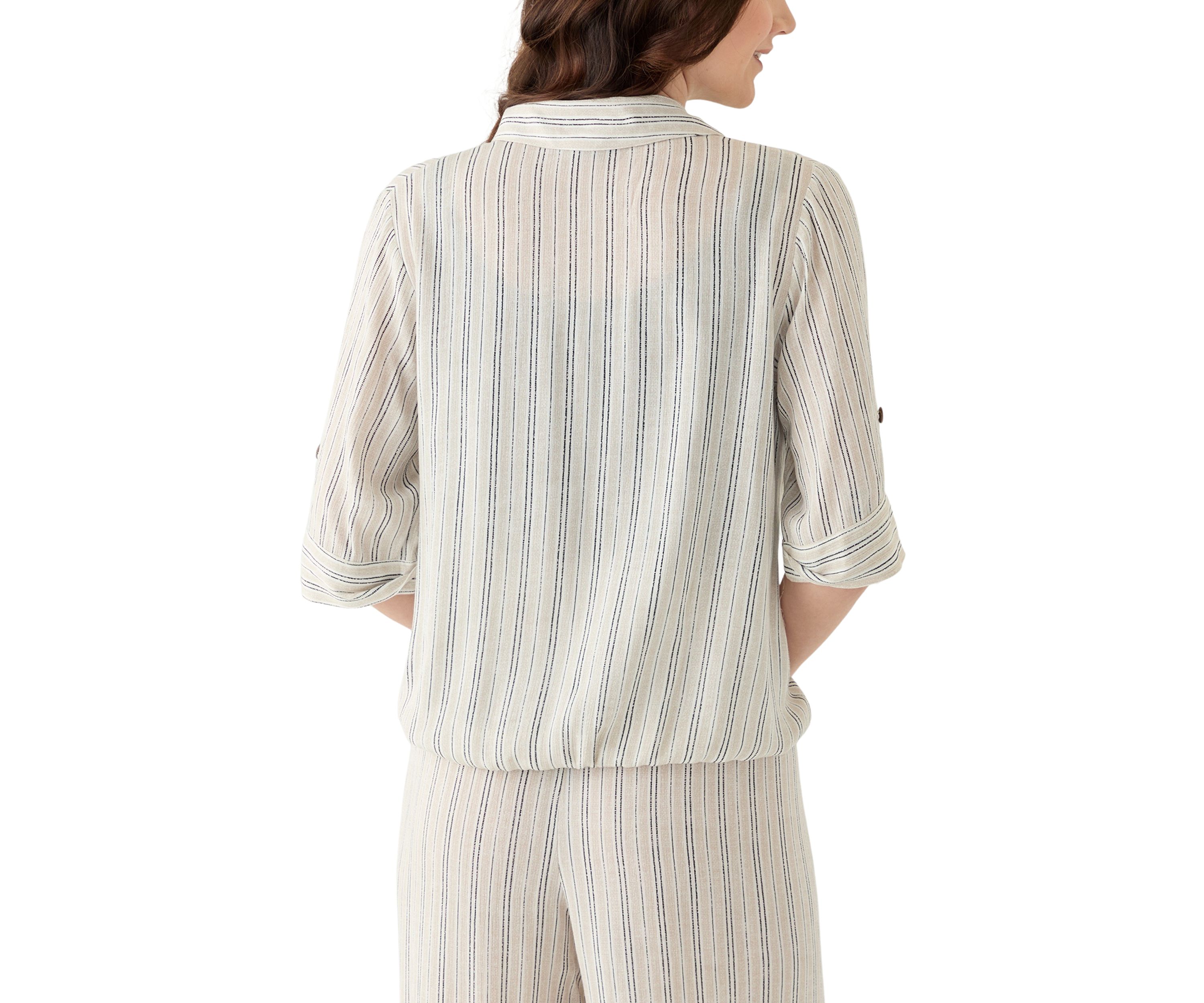 Womens Button Front Top