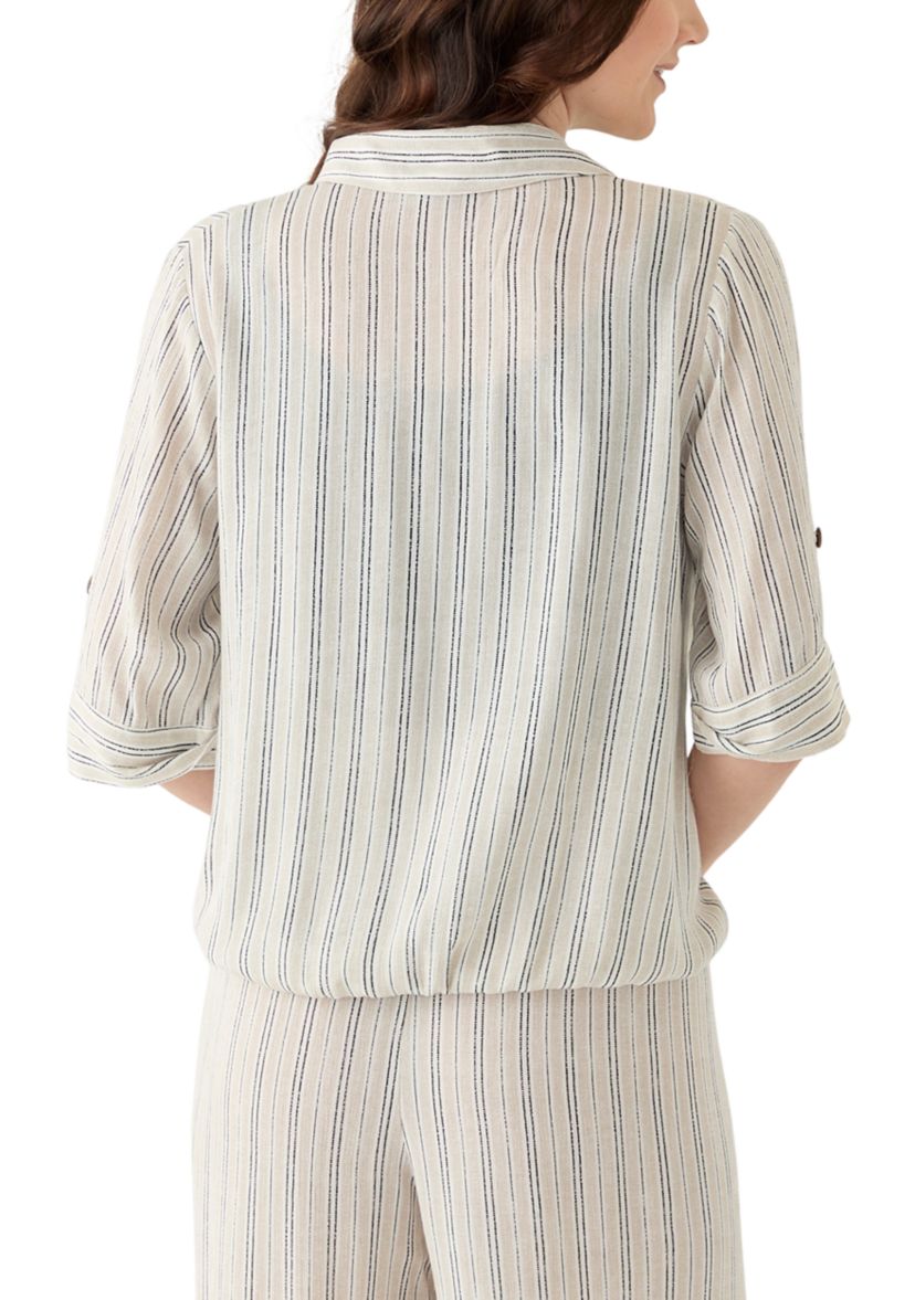 Womens Button Front Top
