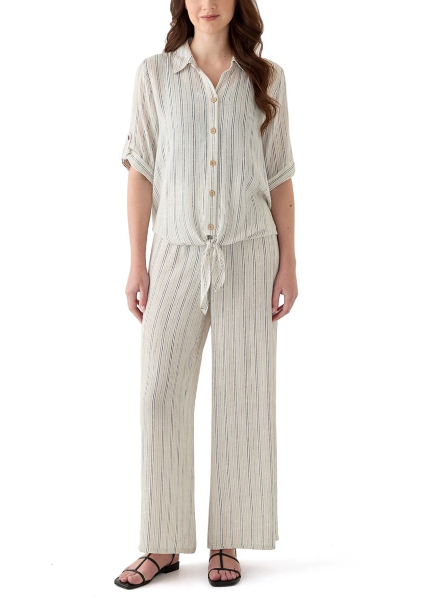 Womens Button Front Top
