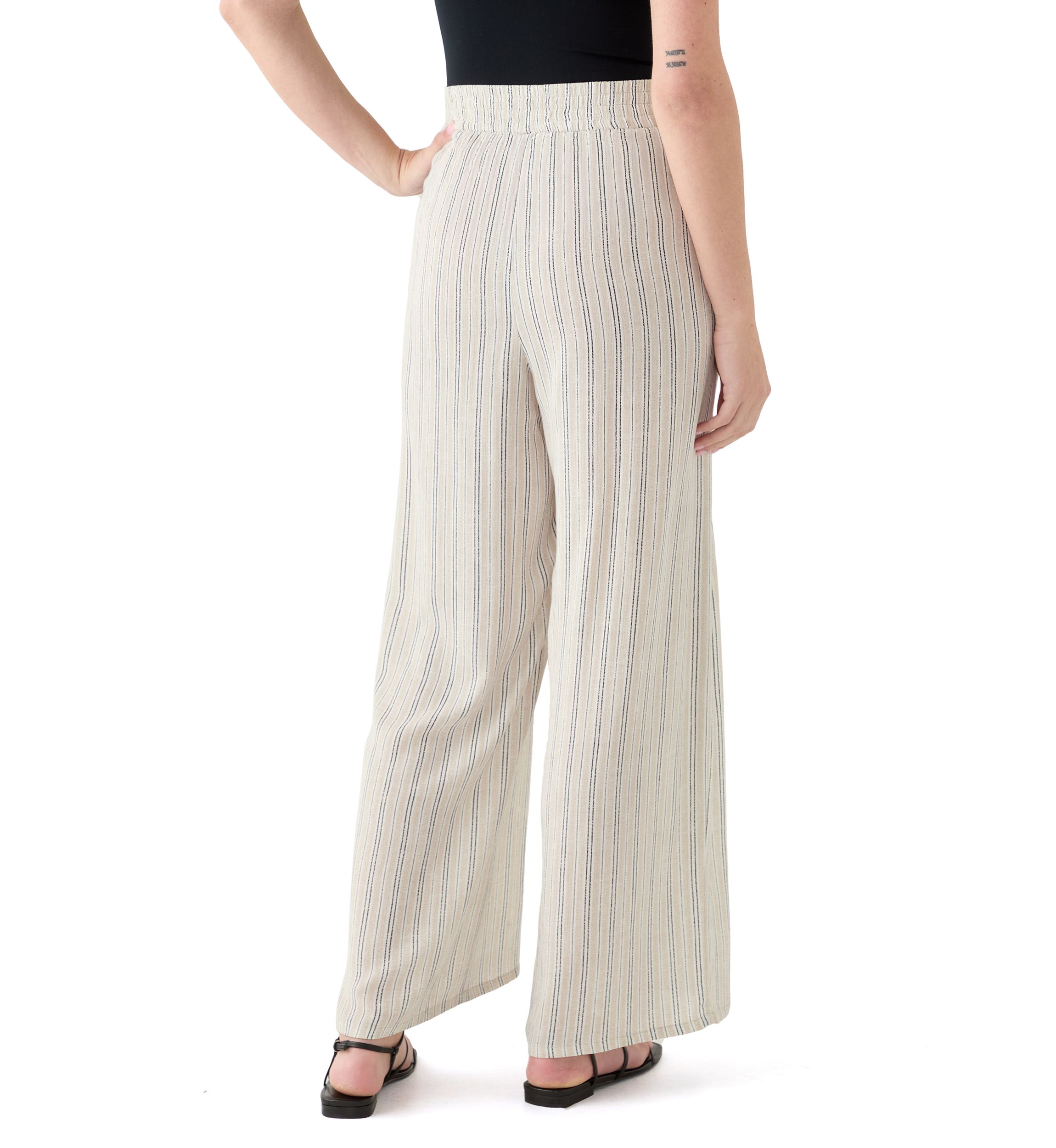 Womens Pull On Stripe Pants