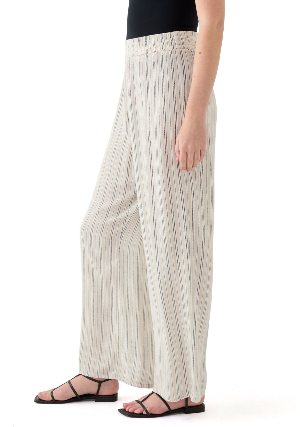 Womens Pull On Stripe Pants