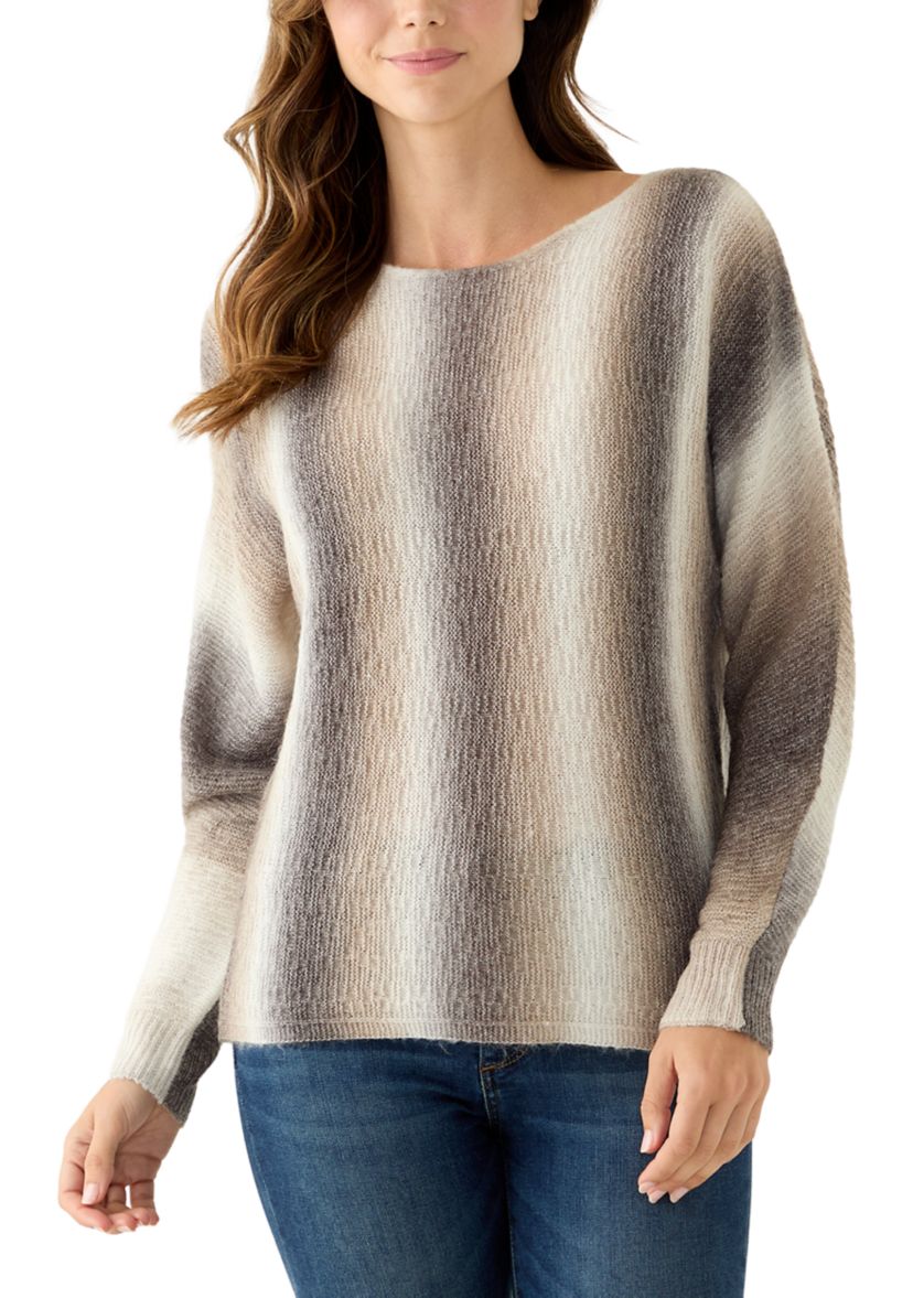 Womens Ombré Dolman Sweater