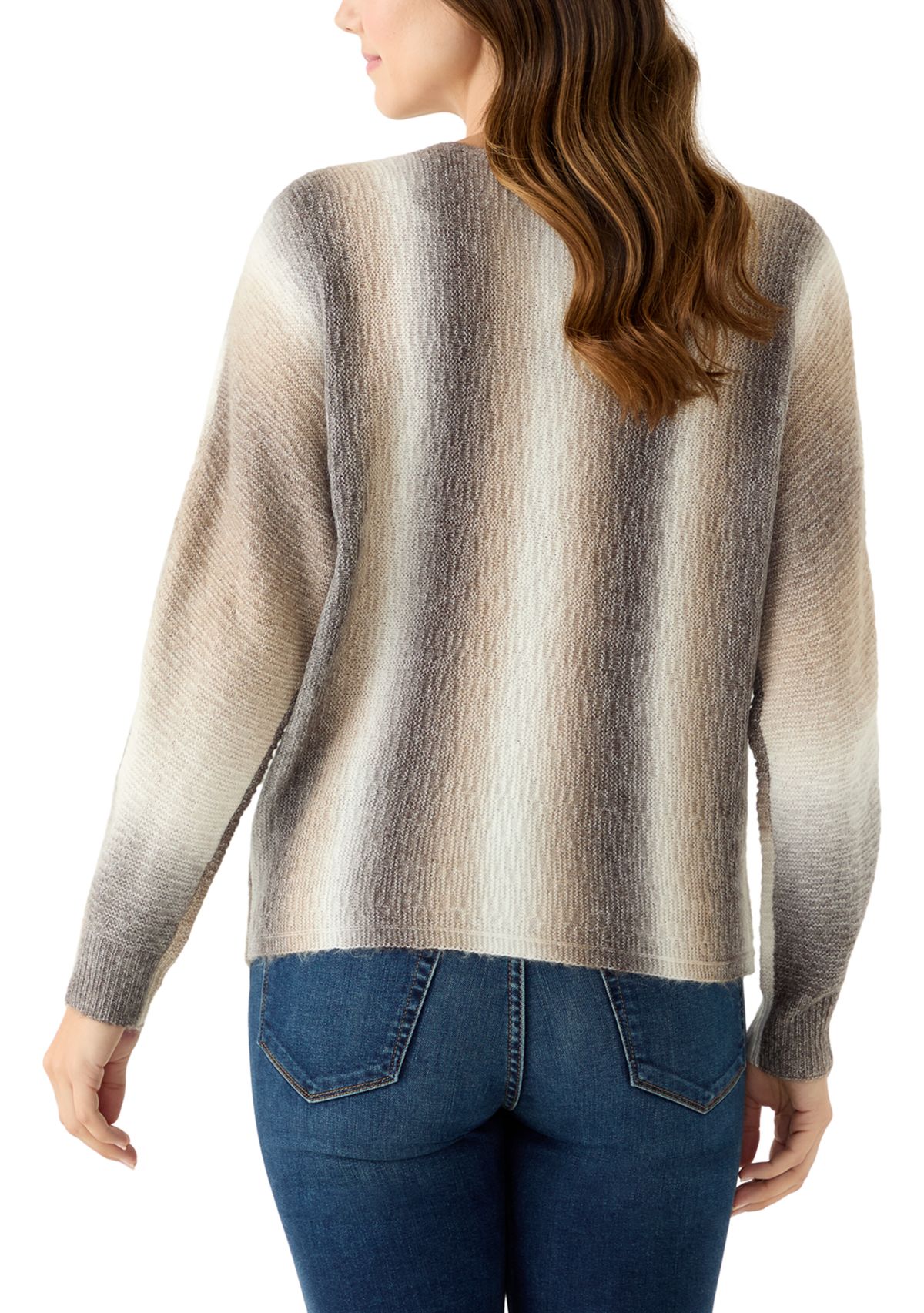Womens Ombré Dolman Sweater