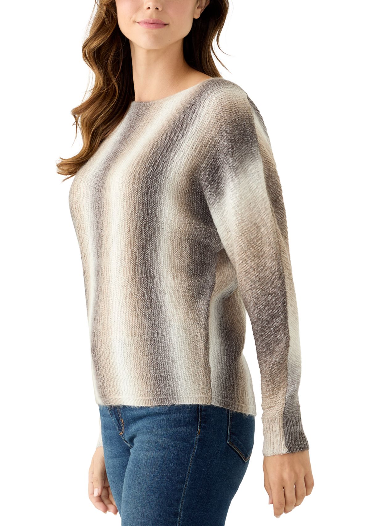 Womens Ombré Dolman Sweater