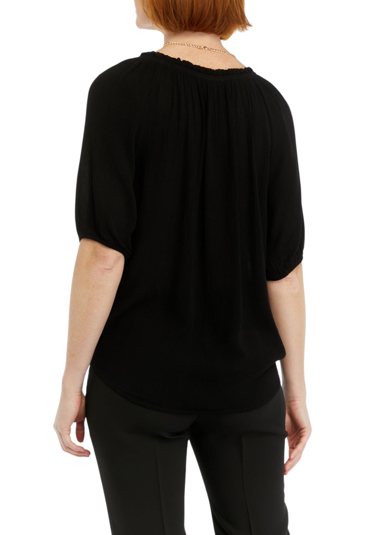 Womens Tie Hem Blouse