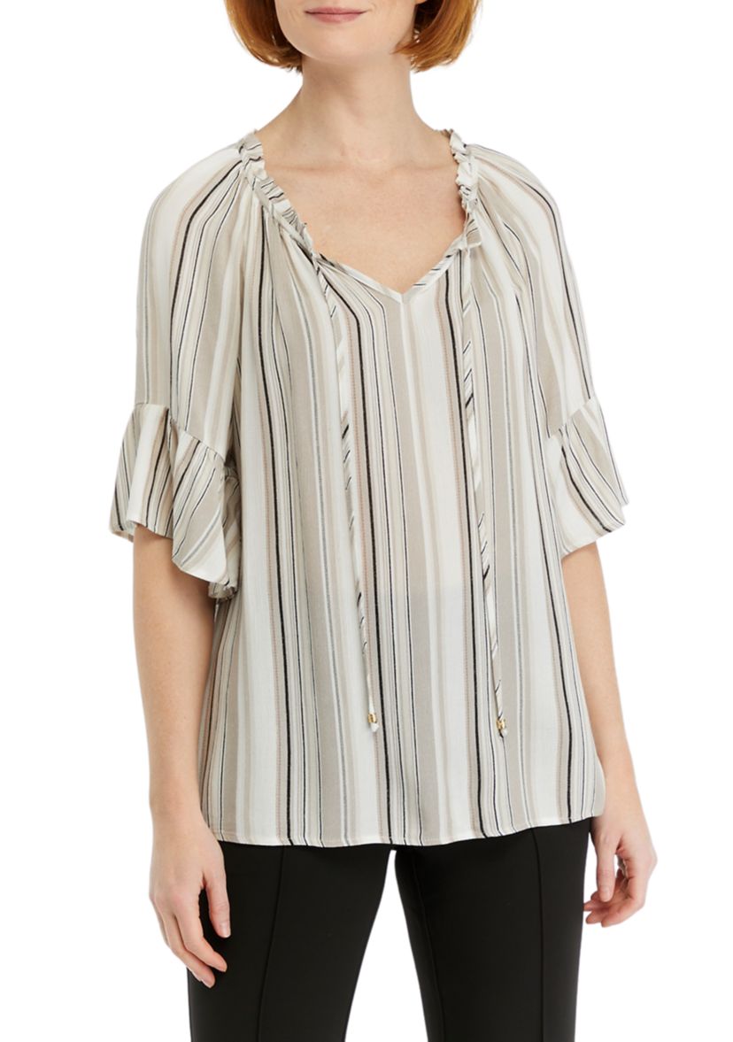 Womens Striped Blouse