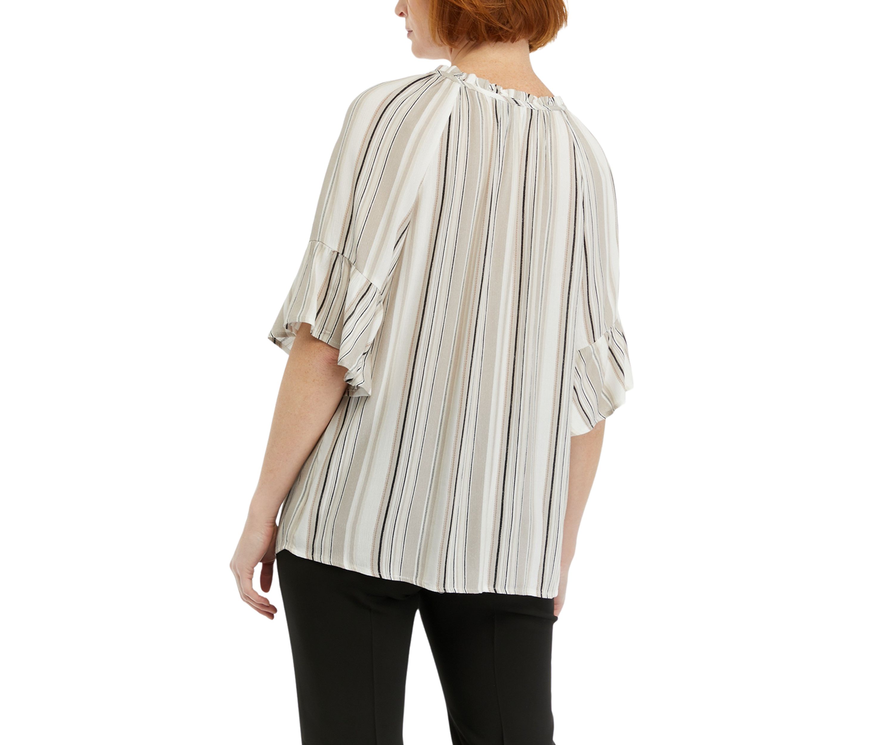 Womens Striped Blouse