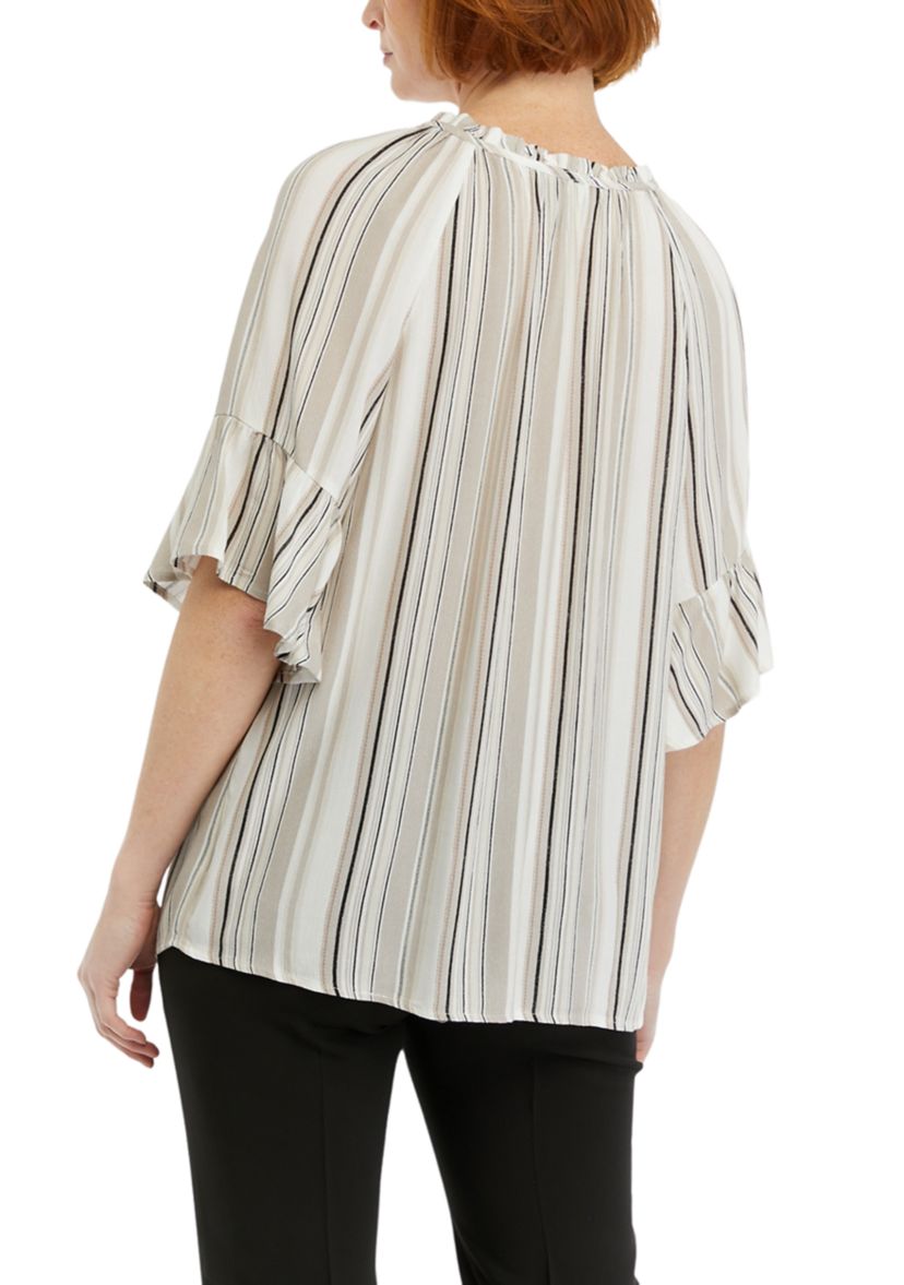 Womens Striped Blouse