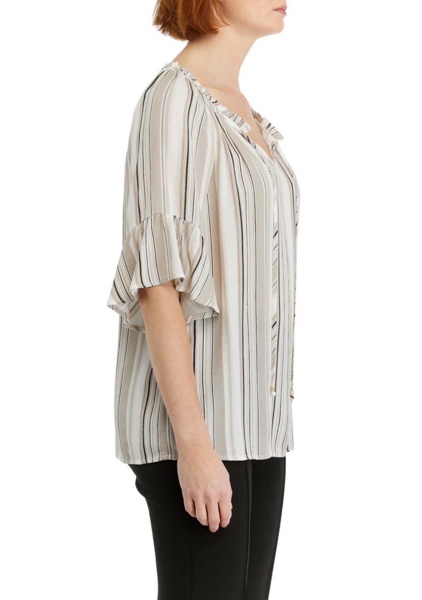 Womens Striped Blouse