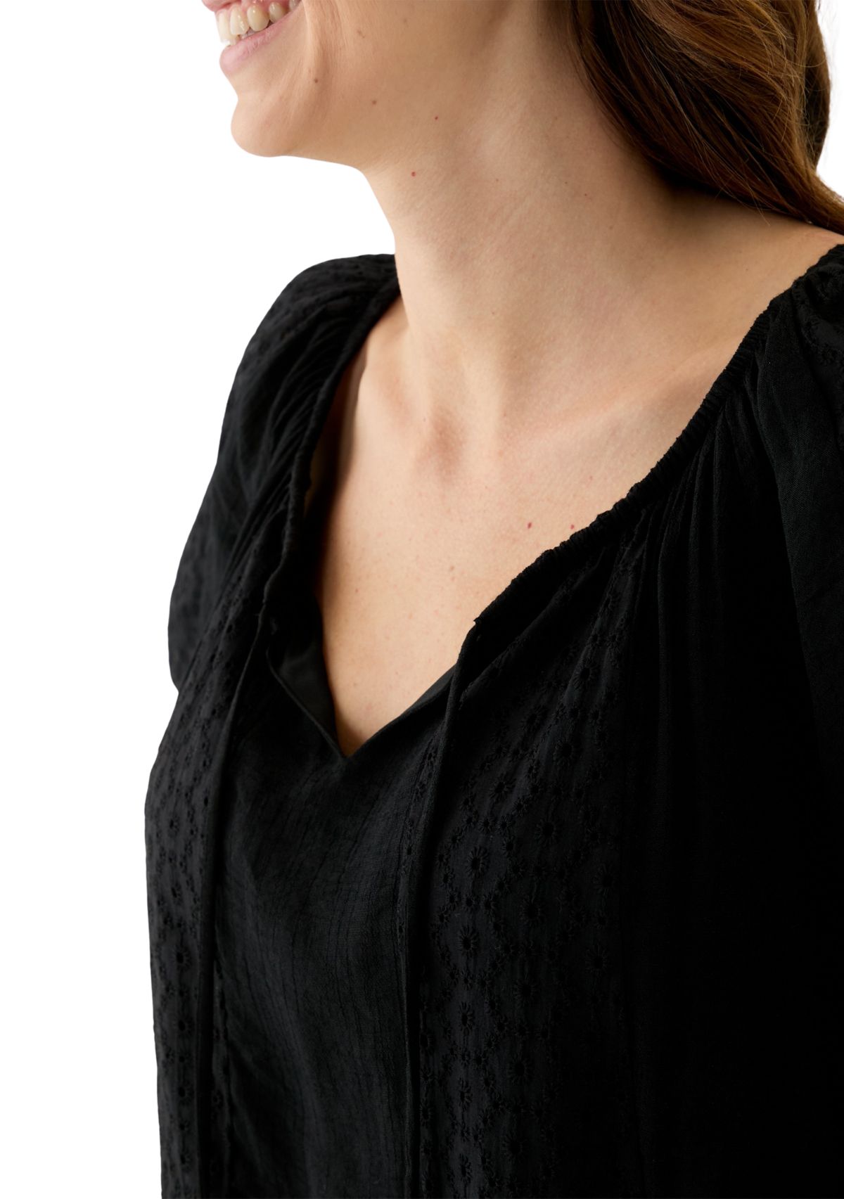 Womens Short Sleeve Peasant Blouse