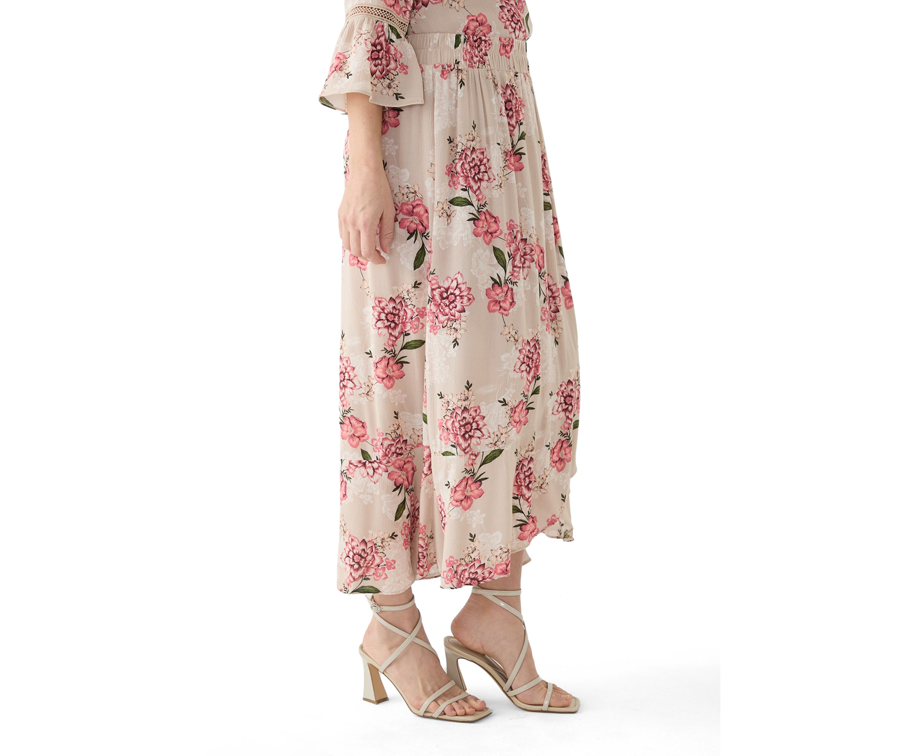 Womens Printed Wrap Skirt