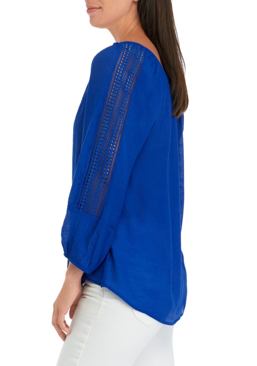Womens 3/4 Sleeve Blouse