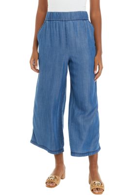 Women's Wide Leg Denim Pants